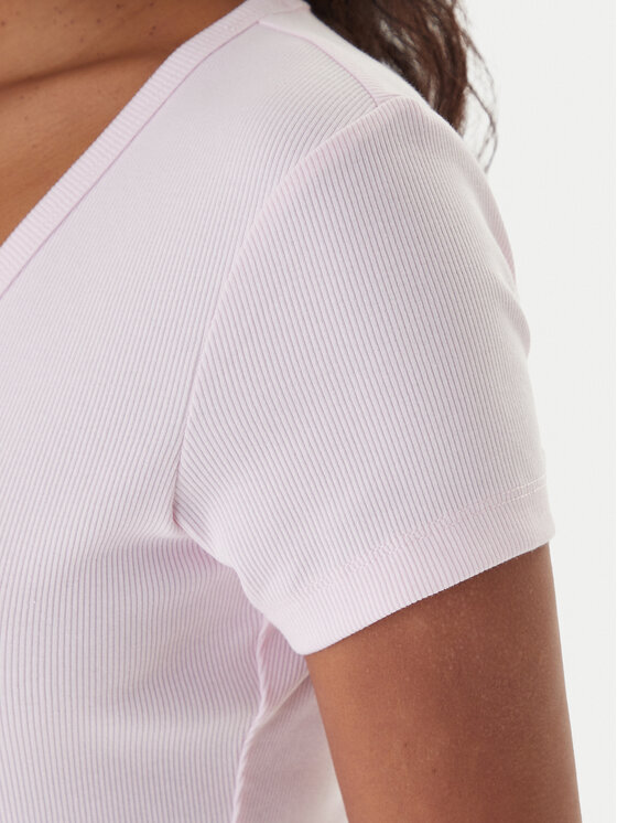Tommy Jeans Tommy Jeans Camiseta Essential DW0DW17385 Rosa Slim Fit