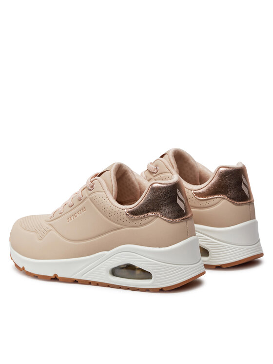 Skechers Снікерcи Skechers Uno Shimmer Away 155196/NAT Рожевий