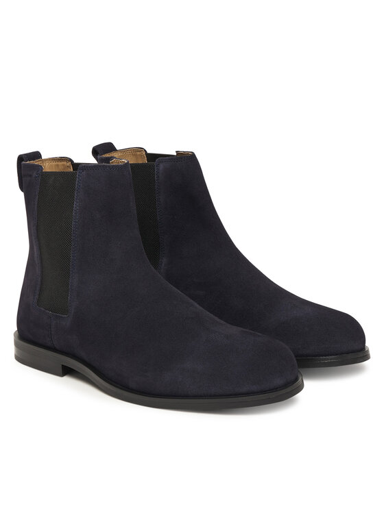 Calvin Klein Боти тип челси Calvin Klein Ess Rubber Chelsea Su HM0HM02055 Черен