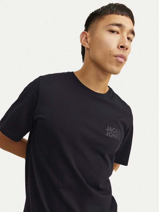 Jack & Jones Jack & Jones Marškinėliai Corp Logo 12151955 Juoda Standard Fit