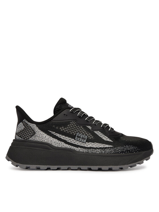 Tommy Jeans Tenisice Tommy Jeans Tjw Sporty Knit Runner EN02962 Crna