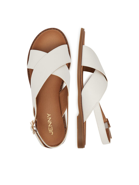 JENNY Sandály JENNY WS5551-10 Bílá