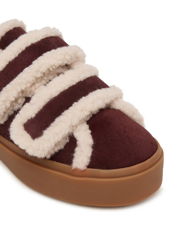 Inuikii Sneakers Inuikii Shearling Low Velcro 1001.001.0231.518 Vișiniu
