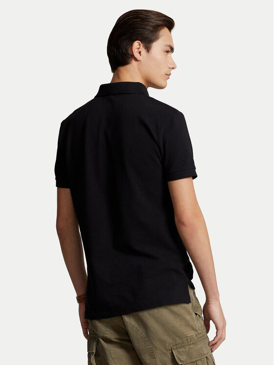 Polo Ralph Lauren Polo Ralph Lauren Поло Core Replen 710795080 Чорний Slim Fit