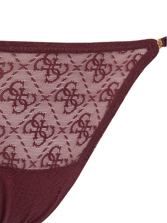 Guess Guess Стрінги O5RE10 KCLB0 Бордовий