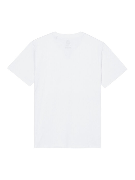 Element Element Camiseta Icon Label Pocket ELYKT00198 Blanco Regular Fit