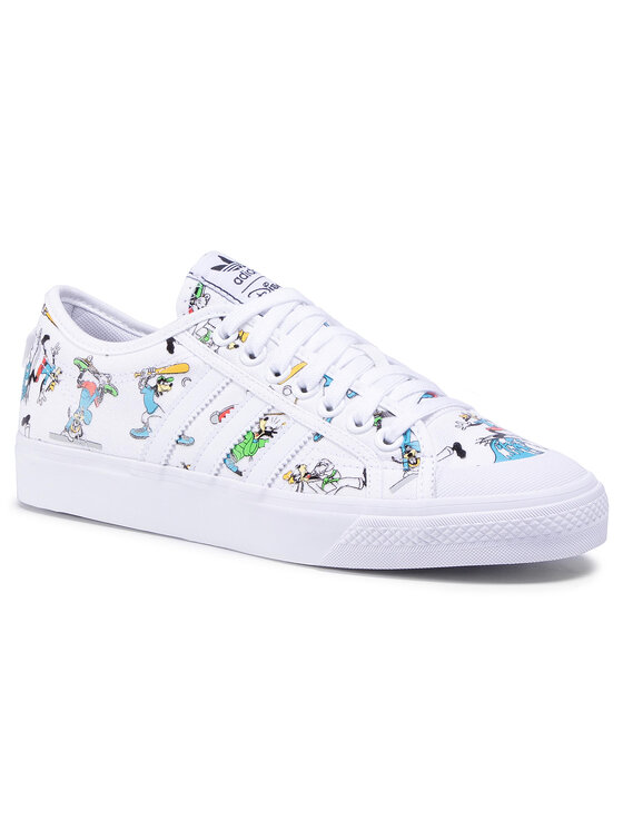 adidas Sneakersy adidas Nizza X Disney Sport Goofy FW0645 Biały