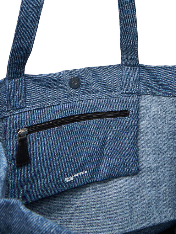 Karl Lagerfeld Jeans Kabelka Karl Lagerfeld Jeans A3W50069 Modrá
