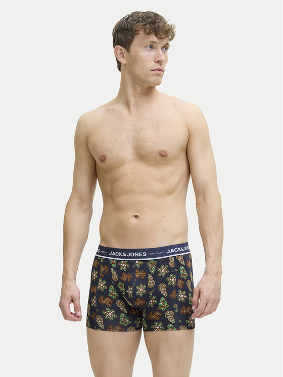 Jack & Jones Jack & Jones Conjunto de calzoncillos boxer Gingerbread 12285149 Negro