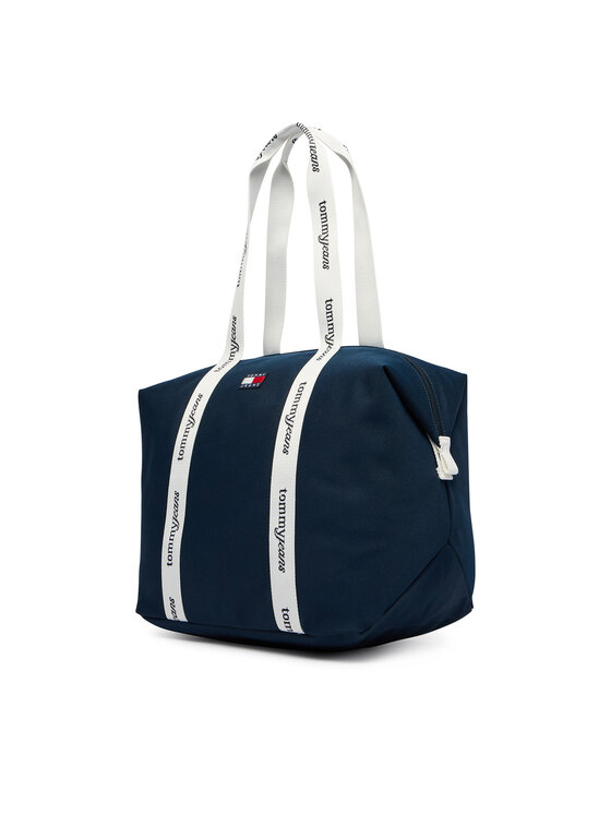 Tommy Jeans Torbica Tommy Jeans Tjw Ess Daily Tote AW0AW18461 Tamnoplava