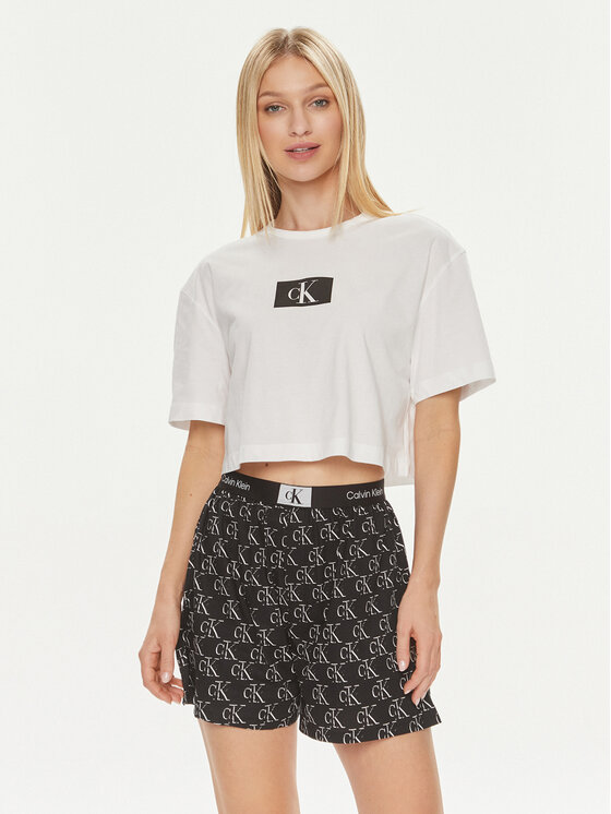 Calvin Klein Underwear Calvin Klein Underwear Pižama 000QS7180E Tamsiai mėlyna Relaxed Fit