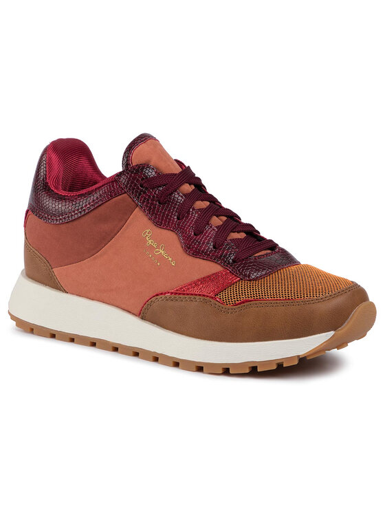 Pepe Jeans Снікерcи Pepe Jeans Dean Mon PLS30885 Оранжевий