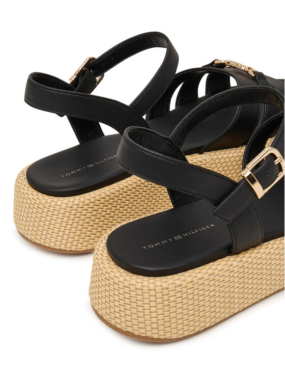 Tommy Hilfiger Szandál Tommy Hilfiger T3A2-34293-0326 Fekete
