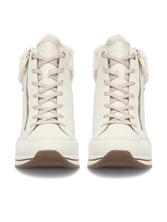 Remonte Šnurovacia obuv Remonte CEO-D0T77-80 Écru