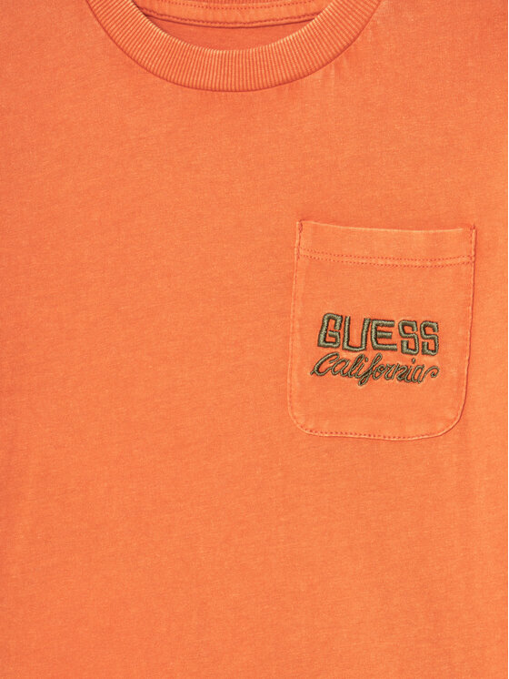 Guess Guess Футболка L5RI30 K8HM4 Оранжевий Regular Fit