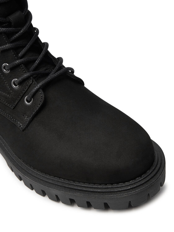 Tommy Hilfiger Trappers Tommy Hilfiger Casual Hilfiger Chunk Z Nbk Boot FM0FM05149 Negru
