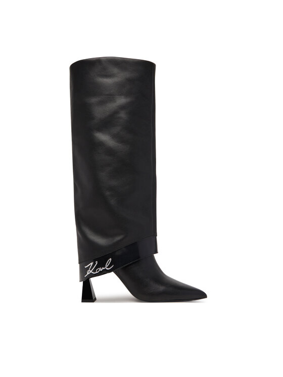 KARL LAGERFELD Чоботи KARL LAGERFELD KL32081 Чорний