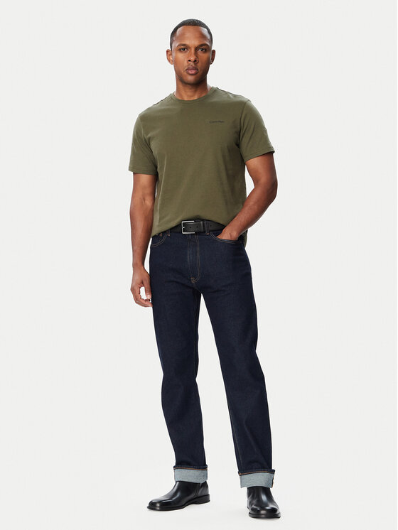 Calvin Klein Calvin Klein Camiseta LV04LC255G Caqui Regular Fit