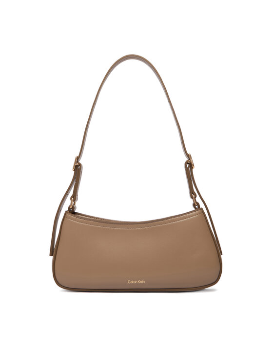 Calvin Klein Дамска чанта Calvin Klein Ck Small Shoulder Bag LV04F3170G Бежов
