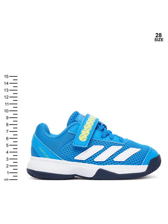adidas Buty do tenisa adidas Courtflash Hook-And-Loop Tennis Shoes Kids KK3864 Niebieski