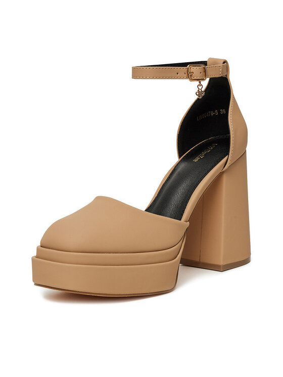 DeeZee Туфлі DeeZee LW85478-6 Бежевий