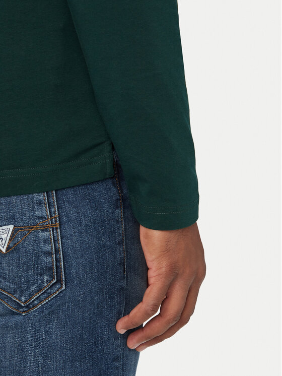 Guess Guess Polo M6YP36 K4395 Verde Extra Slim Fit