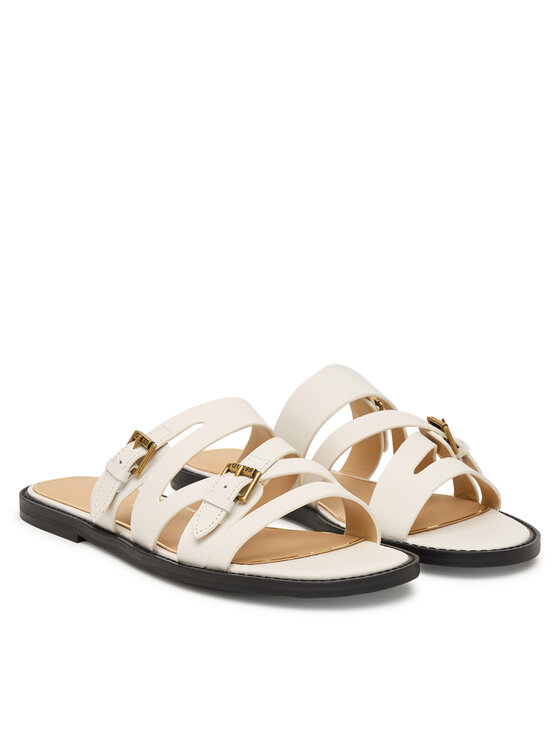 Guess Шльопанці Guess FLJGRY LEA03 Білий