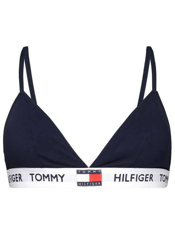 Tommy Hilfiger Tommy Hilfiger Trikotni nedrček UW0UW02243 Mornarsko modra