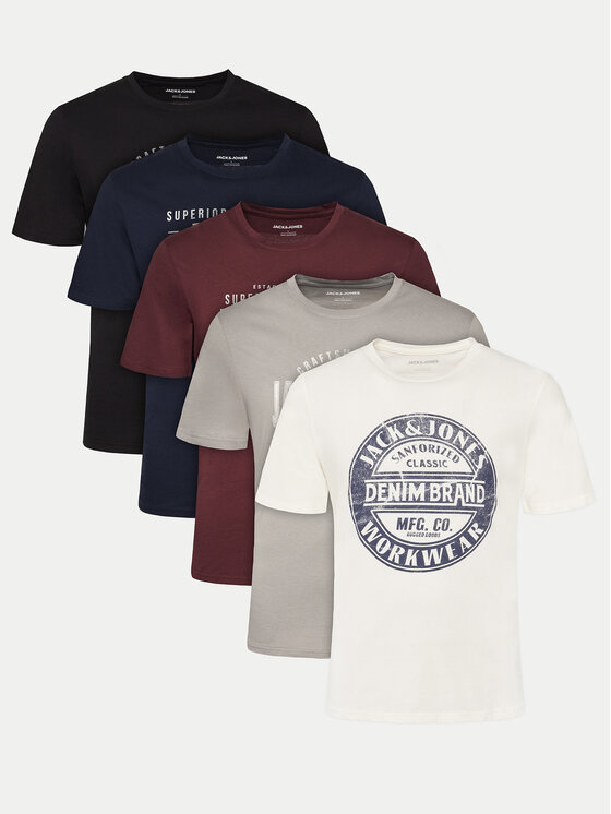 Jack & Jones Jack & Jones Marškinėlių komplektas Simon 12276424 Spalvota Standard Fit