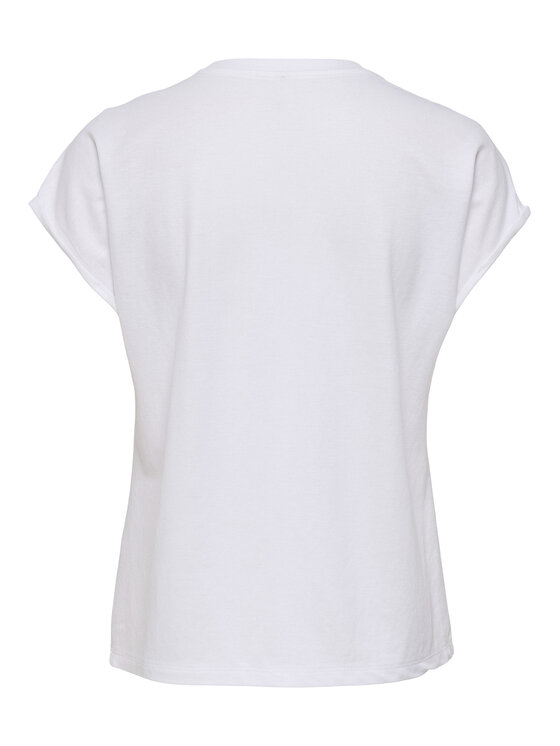 ONLY ONLY Camiseta Jany 15372108 Blanco Regular Fit