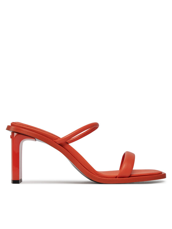 Calvin Klein Iešļūcenes Calvin Klein Padded Curved Stil Slide 70 HW0HW01992 Sarkans