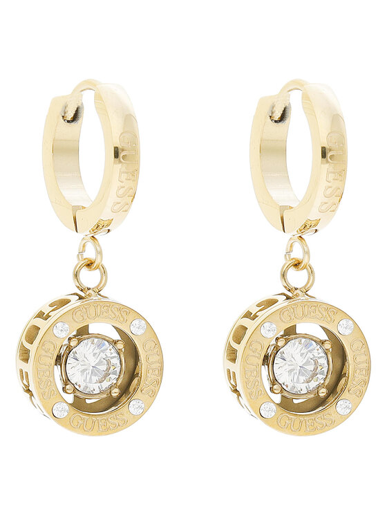Guess Naušnice Guess JUBE01 463JW Zlatá
