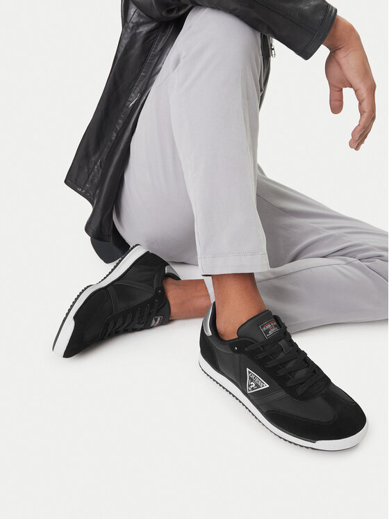 Guess Jeans Sneakersy Guess Jeans EO-DELAND-03 WE Czarny