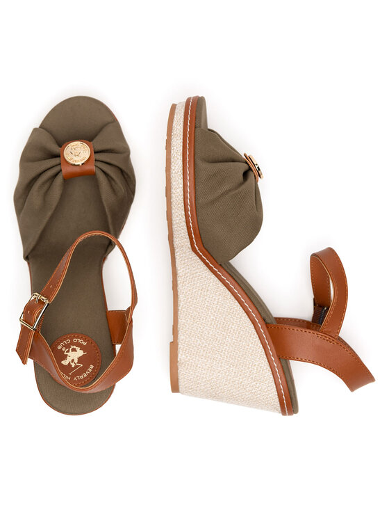 Beverly Hills Polo Club Sandały Beverly Hills Polo Club WYL3888-4 Khaki