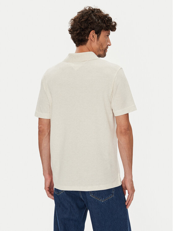 Tommy Jeans Tommy Jeans Polo Skipper DM0DM21657 Beis Regular Fit