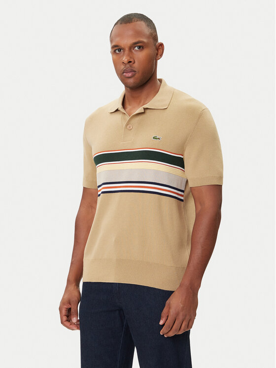 Lacoste Lacoste Polo AH5200 Beis Regular Fit