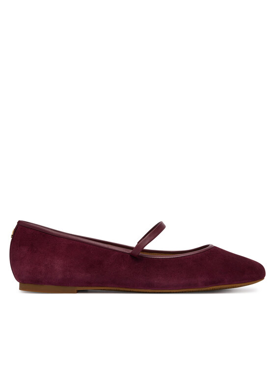 LAUREN RALPH LAUREN Μπαλαρίνες LAUREN RALPH LAUREN Jayna Mj Fl 802P18425001 Μπορντό