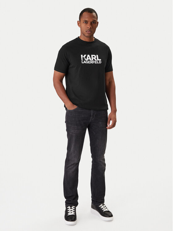 KARL LAGERFELD KARL LAGERFELD Camiseta 755780 561235 Negro Regular Fit