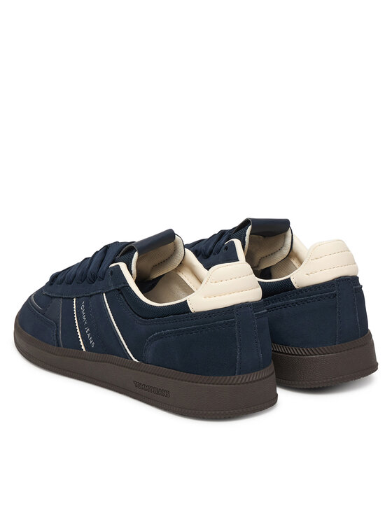 Tommy Jeans Superge Tommy Jeans The Greenwich Edge Suede EN0EN02924 Mornarsko modra