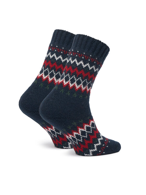 Barbour Hosszú zoknik Barbour Kingsford Fair Isle LSO0135NY71 Sötétkék