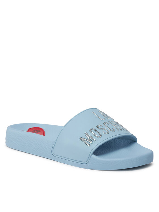 LOVE MOSCHINO Шльопанці LOVE MOSCHINO JA28122G1II13712 Блакитний