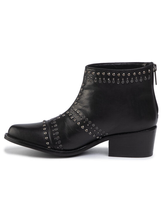 QUAZI Īsie zābaki QUAZI QZ-02-03-000418 Melns