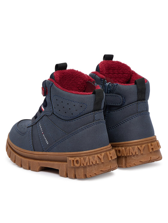 Tommy Hilfiger Ghete Tommy Hilfiger T1X5-34127-1696800 Bleumarin