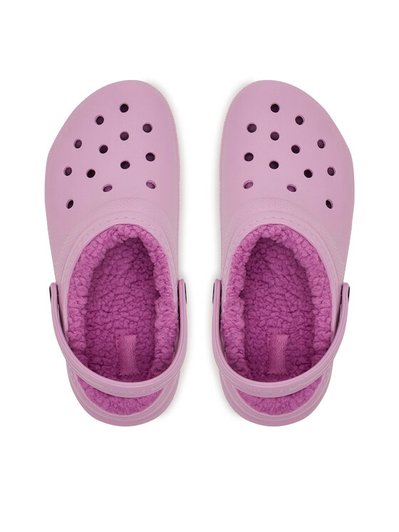 Crocs Шльопанці Crocs Classic Lined Clog 207010 Рожевий