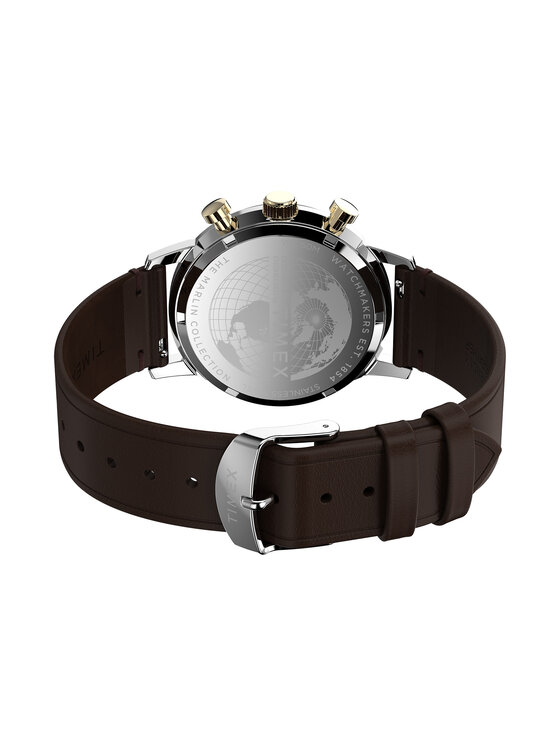 Timex Ročna ura Timex Marlin® Quartz Chronograph TW2W60400 Črna