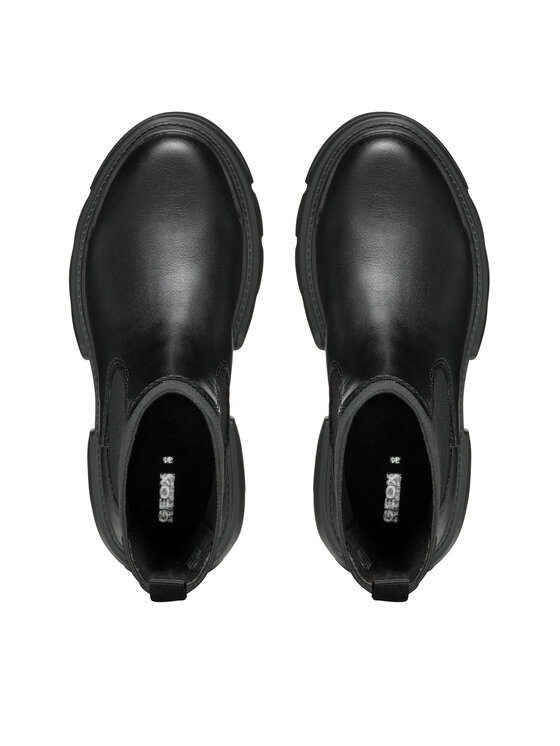 Geox Kozaki Geox J Junette Girl J46HVC 0BCNH C9999 M Czarny