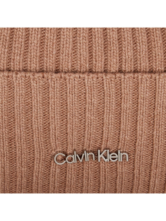 Calvin Klein Kepurė Calvin Klein Ck Must Logo Beanie K60K611401 Rožinė