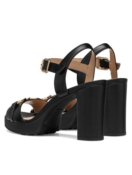 Geox Sandali Geox D Walk Pleasure 85S D55B6A 000TU C9999 Nero