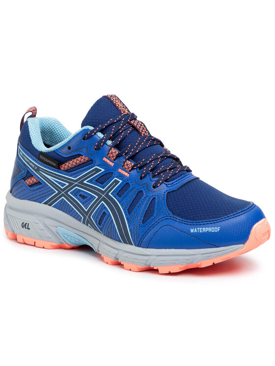 ゴロンゴロン47 Pantofi pentru alergare Asics Gel-Venture 7 Wp 1012A479 Albastru