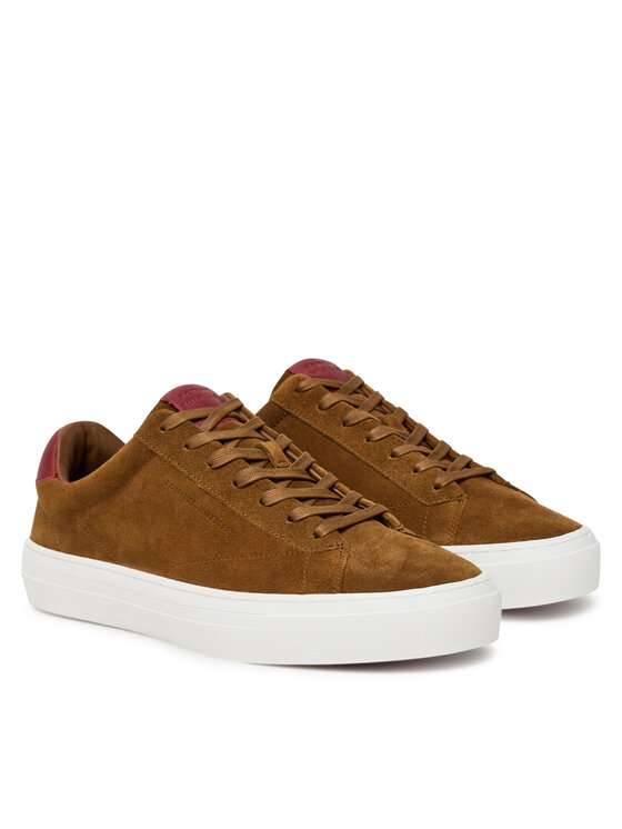 Tommy Hilfiger Sneakersy Tommy Hilfiger Premium Dress Cupsole FM0FM05573 Brązowy